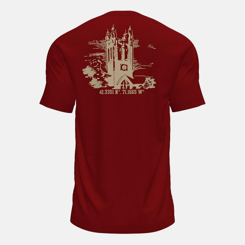 Tops New Balance Super Fan(Boston College) Hombre Rojas | EC 1579CE