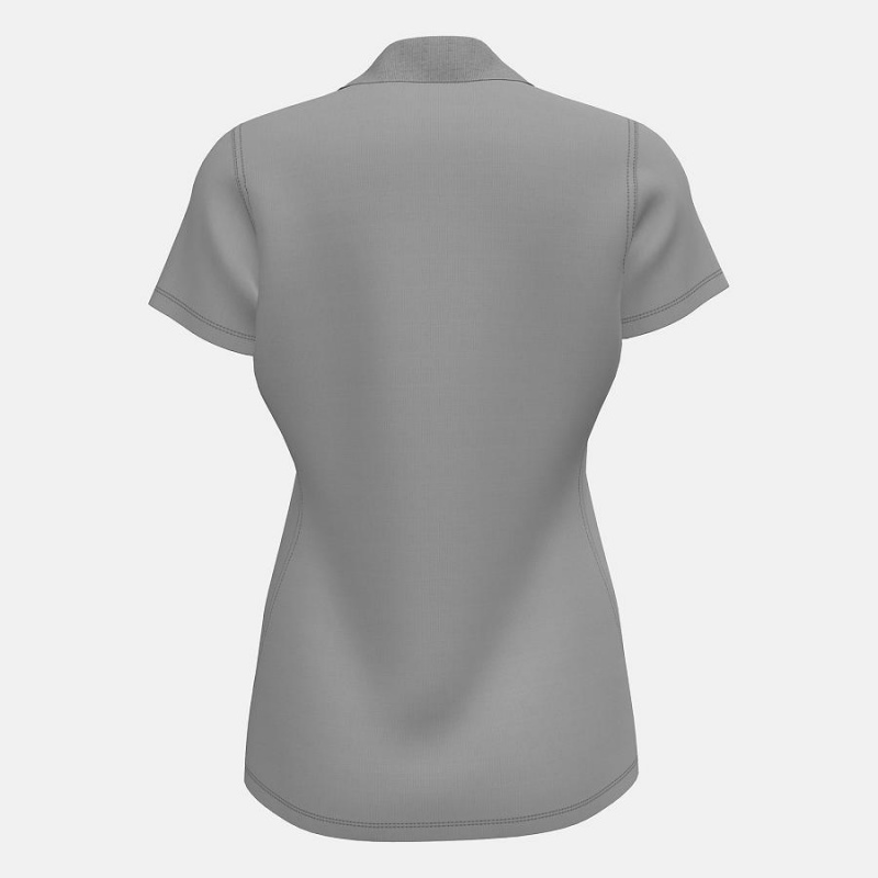 Tops New Balance Tech Polo(Boston College) Mujer Plateadas | EC 2251KI