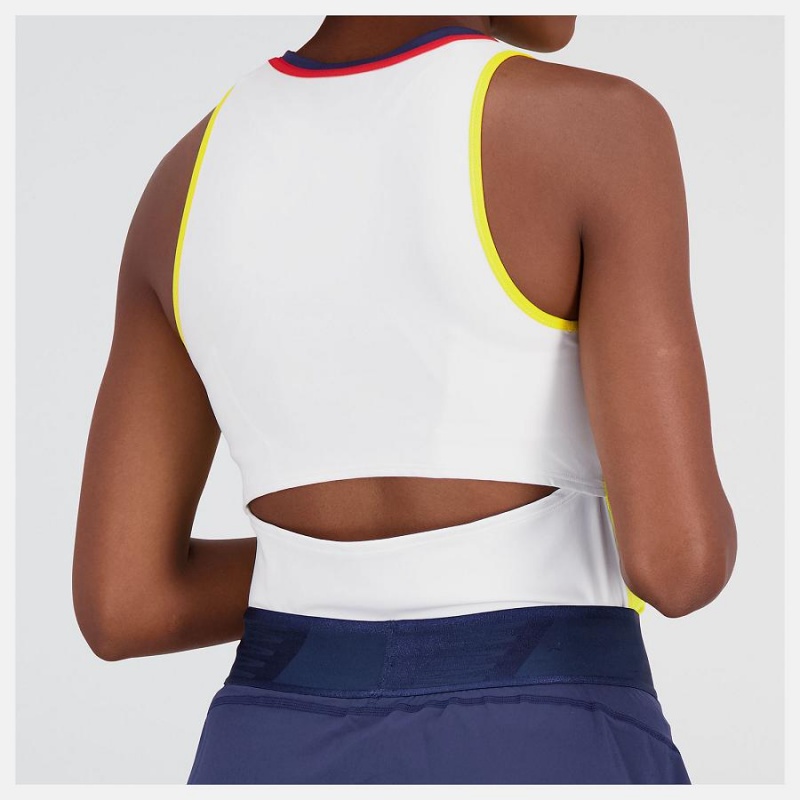 Tops New Balance Tournament Tank Mujer Amarillo | EC 2253ZG