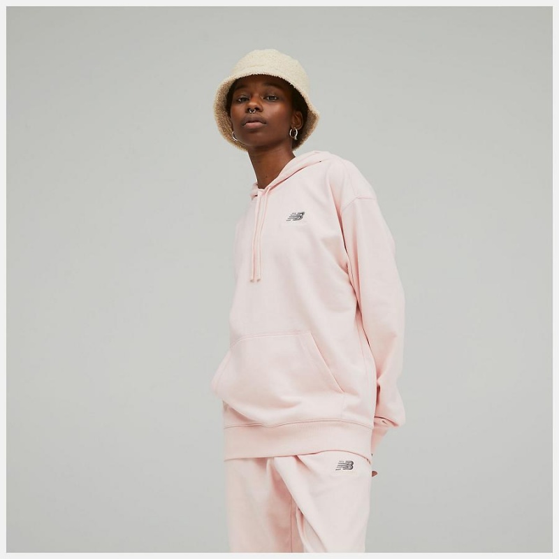 Tops New Balance Uni-ssentials French Terry Mujer Rosas | EC 2255CE