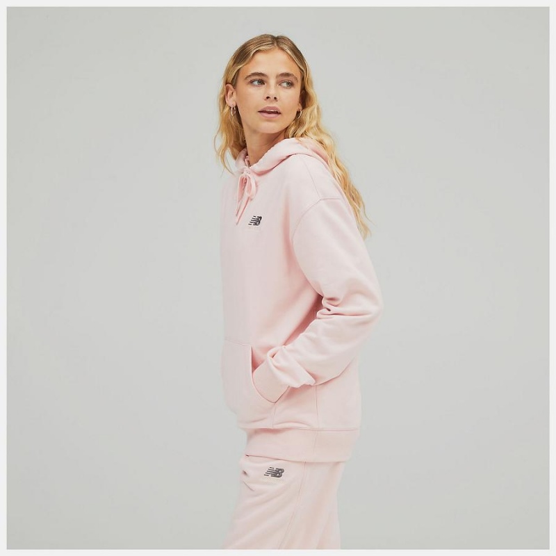 Tops New Balance Uni-ssentials French Terry Mujer Rosas | EC 2255CE