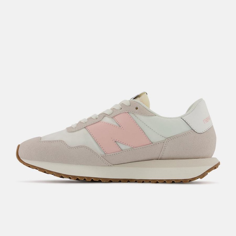 Zapatillas Lifestyle New Balance 237 Mujer Beige Rosas | EC 2262EX