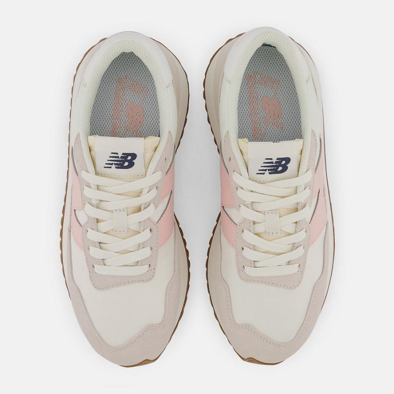 Zapatillas Lifestyle New Balance 237 Mujer Beige Rosas | EC 2262EX