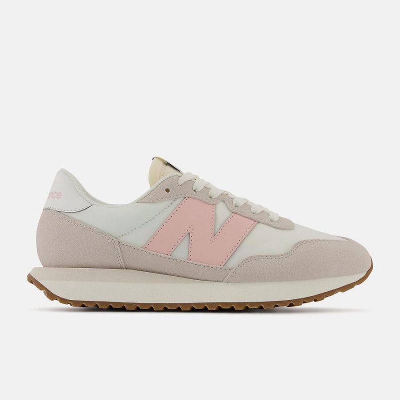 Zapatillas Lifestyle New Balance 237 Mujer Beige Rosas | EC 2262EX