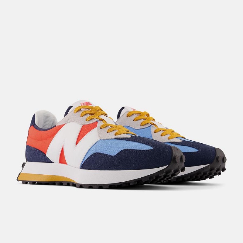 Zapatillas Lifestyle New Balance 327 Hombre Azules | EC 1611WY
