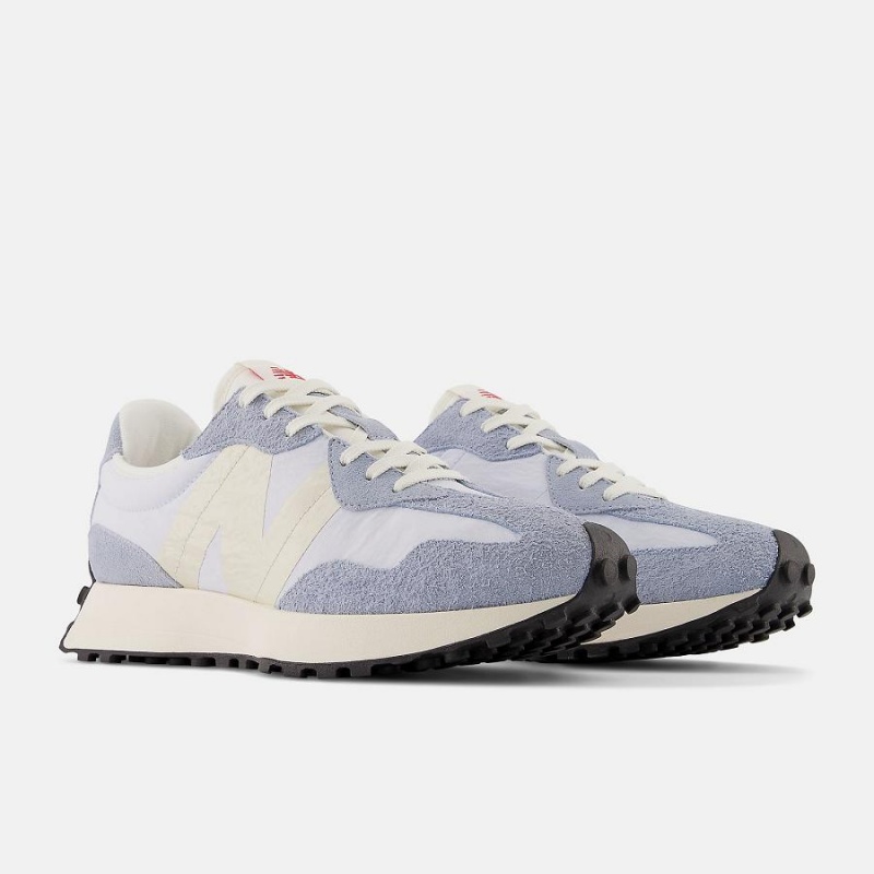 Zapatillas Lifestyle New Balance 327 Hombre Blancas Plateadas | EC 1610QZ