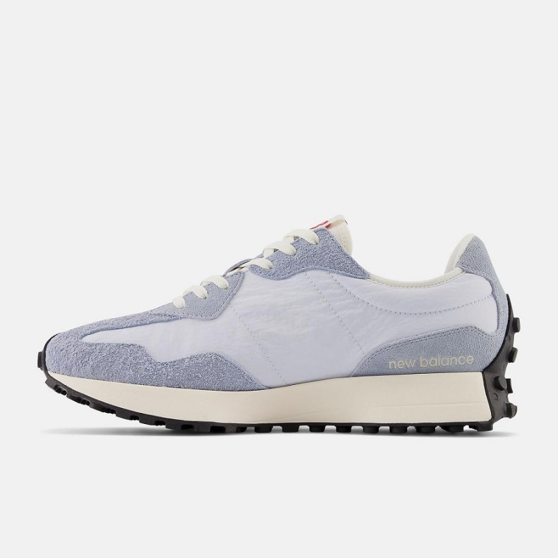 Zapatillas Lifestyle New Balance 327 Hombre Blancas Plateadas | EC 1610QZ
