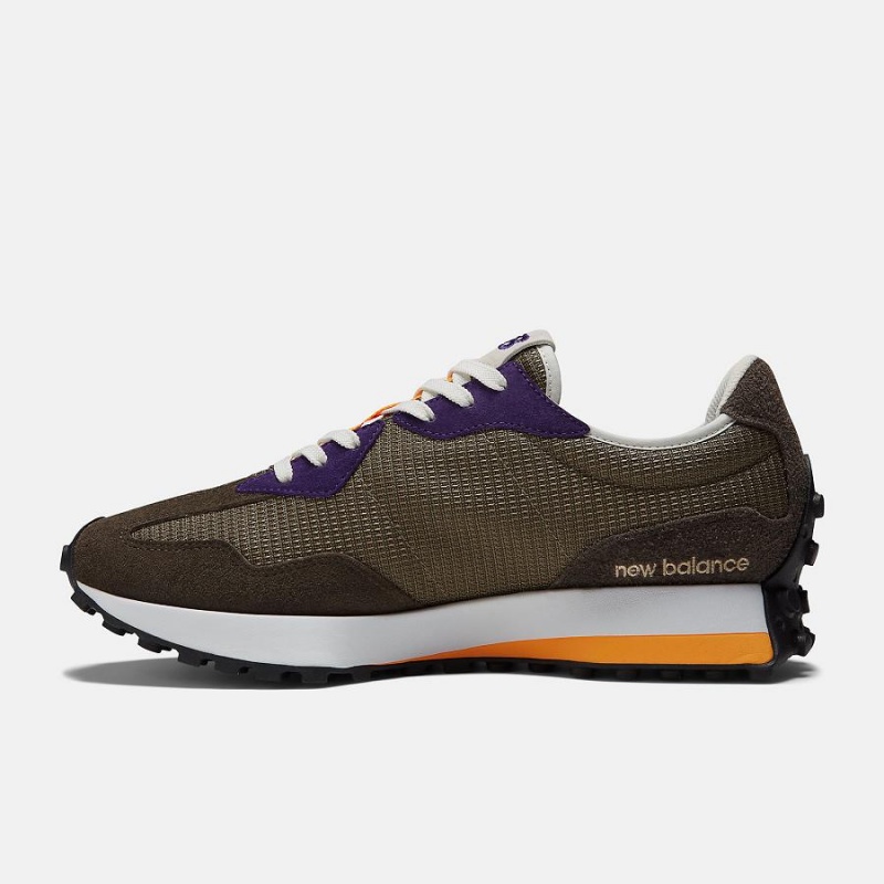 Zapatillas Lifestyle New Balance 327 Hombre Marrones | EC 1609MA