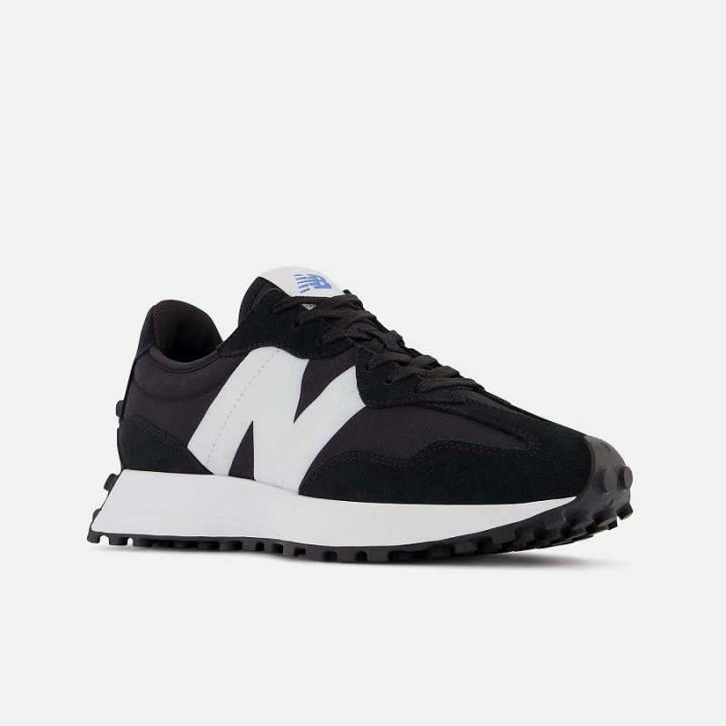 Zapatillas Lifestyle New Balance 327 Mujer Negras Blancas | EC 2272DN