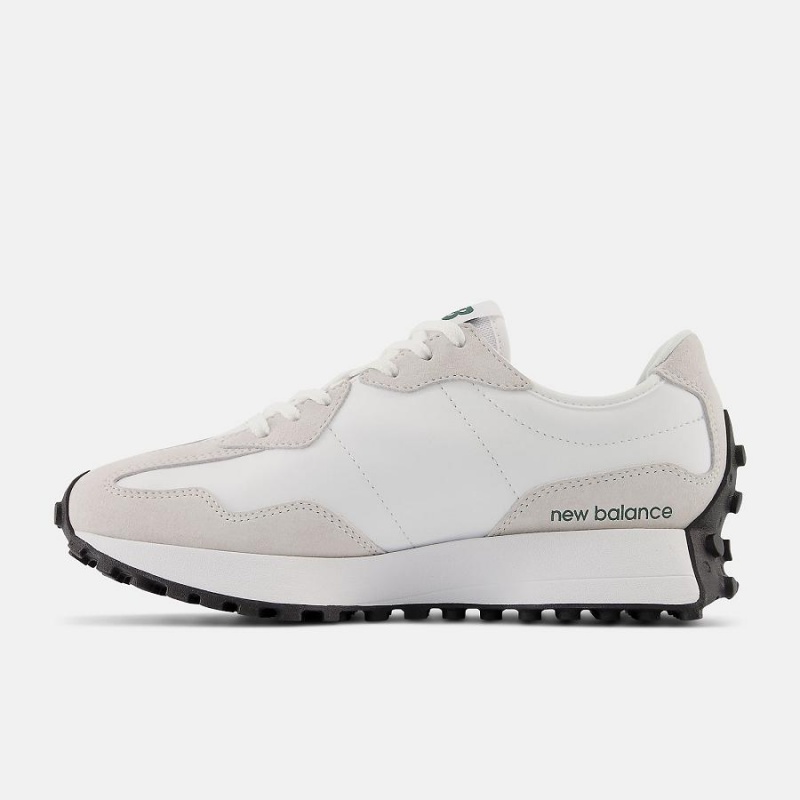 Zapatillas Lifestyle New Balance 327 Mujer Blancas Verde | EC 2269PQ