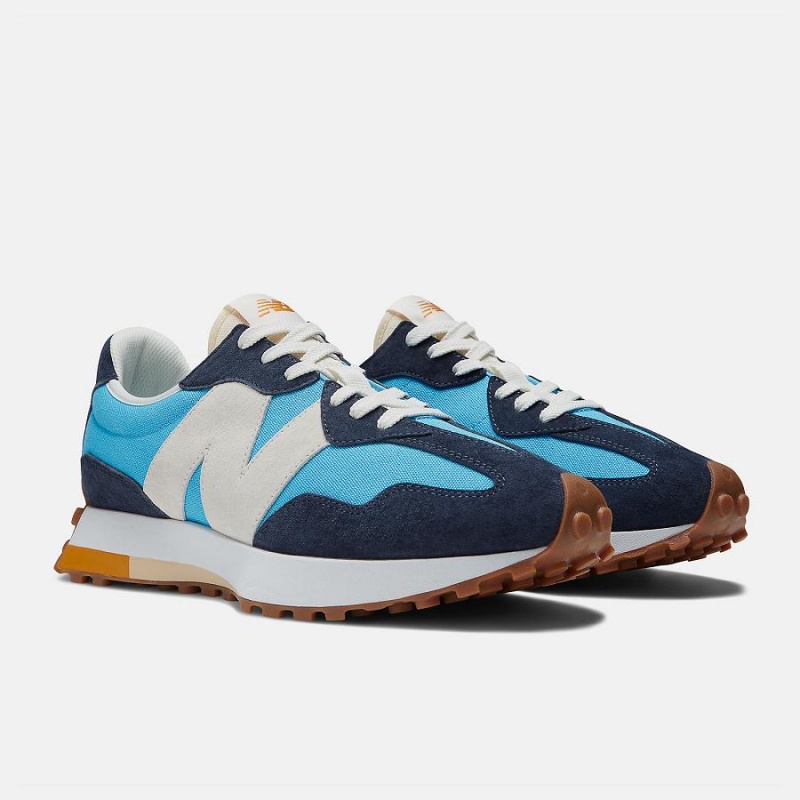 Zapatillas Lifestyle New Balance 327 Mujer Azules | EC 2268OR