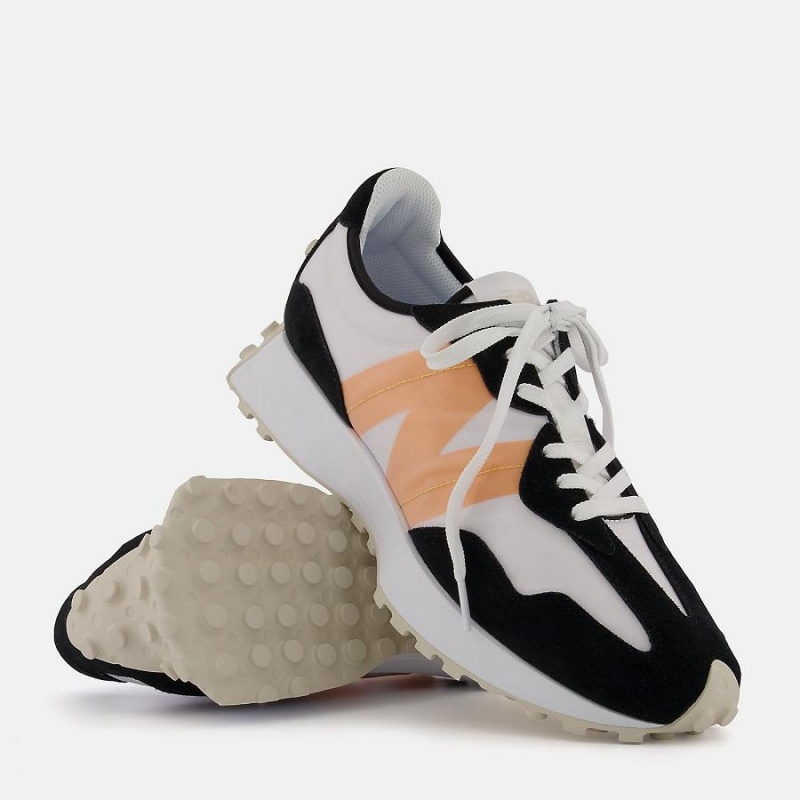 Zapatillas Lifestyle New Balance 327 Mujer Negras Gris | EC 2267IS