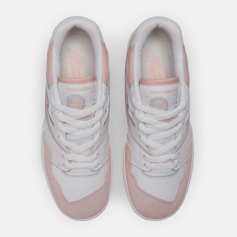 Zapatillas Lifestyle New Balance 550 Mujer Blancas Rosas | EC 2277KI