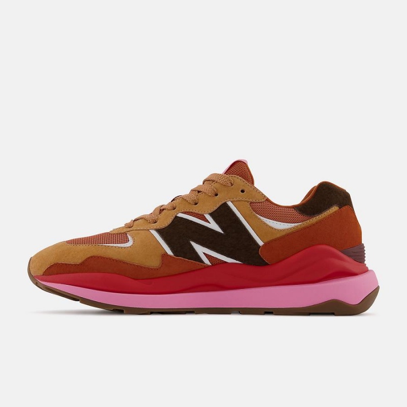 Zapatillas Lifestyle New Balance 57/40 Hombre Marrones Rojas | EC 1640TV