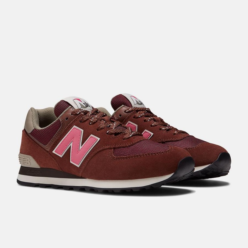Zapatillas Lifestyle New Balance 574 Hombre Rojas | EC 1621SO