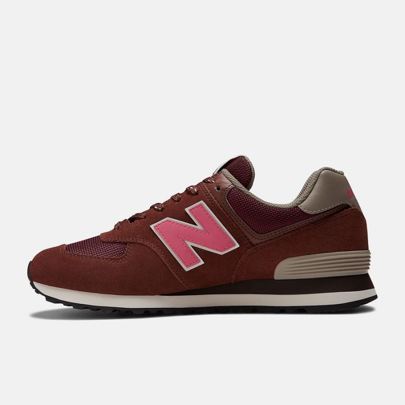 Zapatillas Lifestyle New Balance 574 Hombre Rojas | EC 1621SO