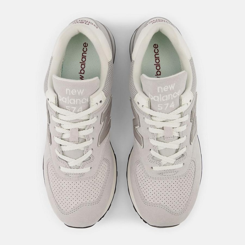 Zapatillas Lifestyle New Balance 574 Hombre Blancas | EC 1617IS