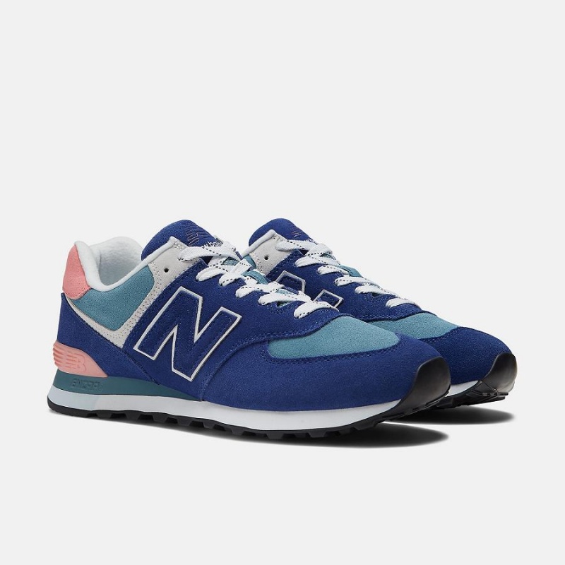Zapatillas Lifestyle New Balance 574 Hombre Azules | EC 1614TV