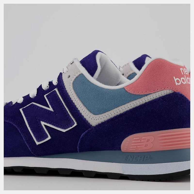 Zapatillas Lifestyle New Balance 574 Hombre Azules | EC 1614TV