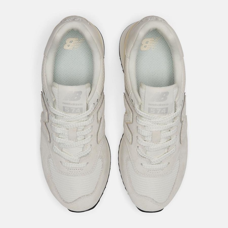 Zapatillas Lifestyle New Balance 574+ Mujer Blancas | EC 2303KI