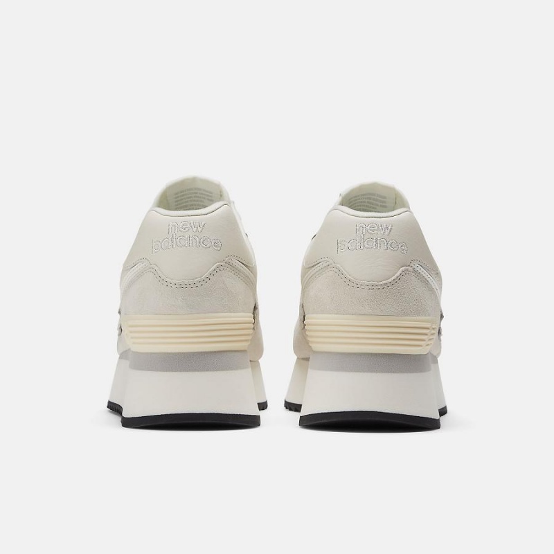 Zapatillas Lifestyle New Balance 574+ Mujer Blancas | EC 2303KI