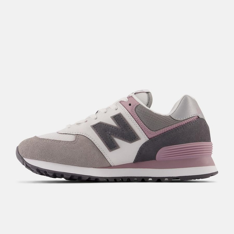 Zapatillas Lifestyle New Balance 574 Mujer Moradas Marrones | EC 2290TV