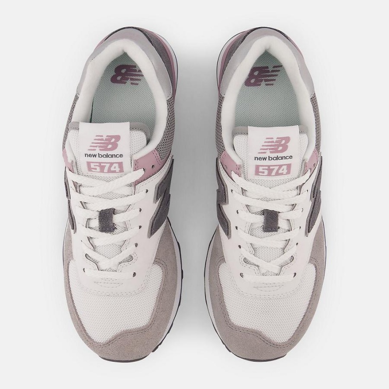 Zapatillas Lifestyle New Balance 574 Mujer Moradas Marrones | EC 2290TV
