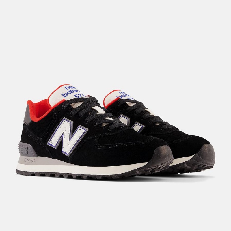 Zapatillas Lifestyle New Balance 574 Mujer Negras | EC 2289RW
