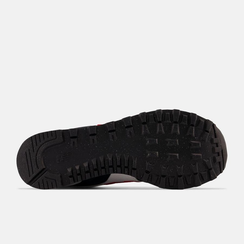 Zapatillas Lifestyle New Balance 574 Mujer Negras Blancas | EC 2281CE