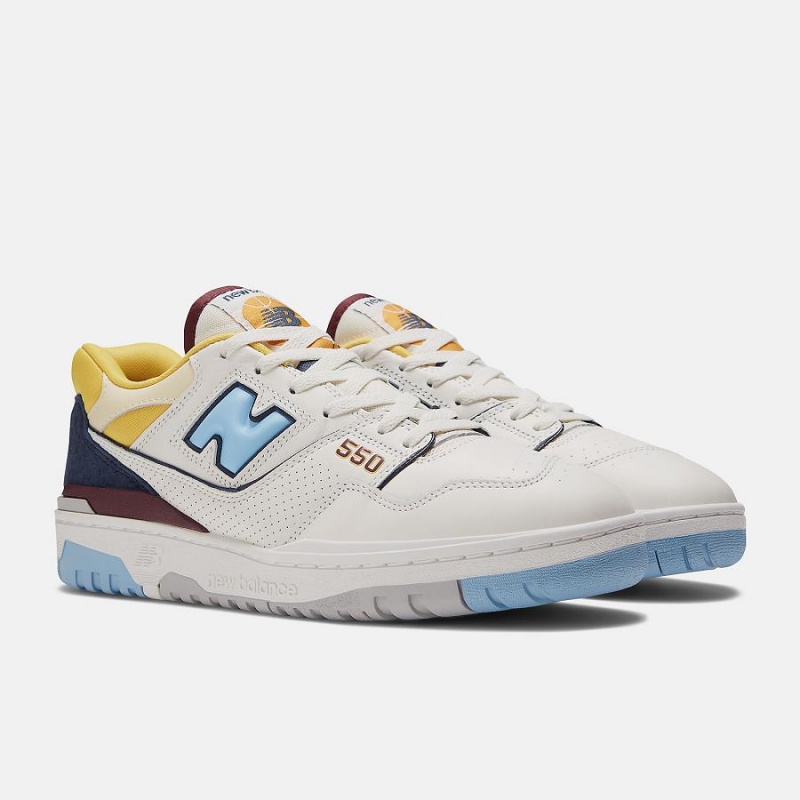 Zapatillas Lifestyle New Balance BB550 Hombre Blancas | EC 1655ZG