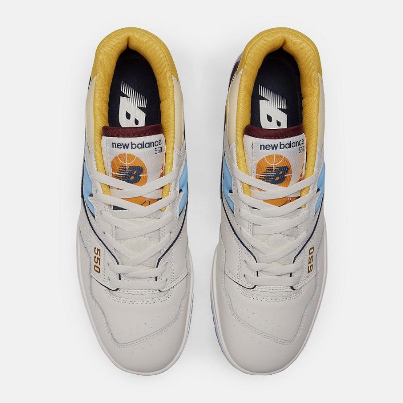 Zapatillas Lifestyle New Balance BB550 Hombre Blancas | EC 1655ZG