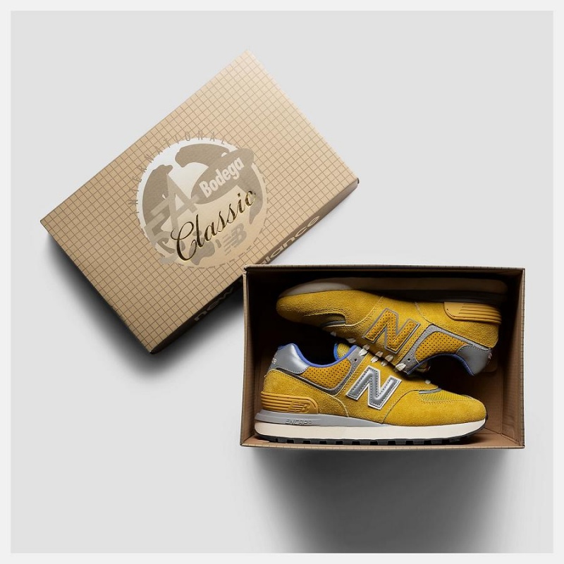 Zapatillas Lifestyle New Balance Bodega x 574 Legacy Mujer Amarillo | EC 2306XF