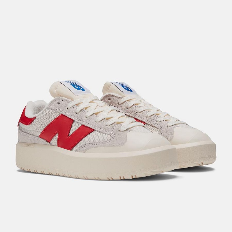 Zapatillas Lifestyle New Balance CT302 Hombre Beige Rojas | EC 1670OR