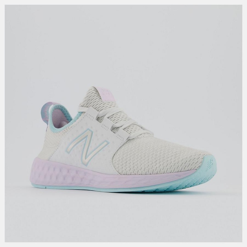 Zapatillas Lifestyle New Balance Fresh Foam Cruzv1 Reissue Mujer Blancas | EC 2312FM