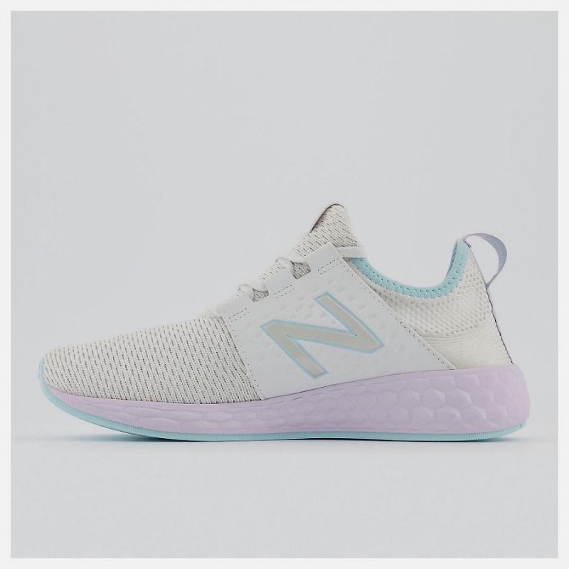 Zapatillas Lifestyle New Balance Fresh Foam Cruzv1 Reissue Mujer Blancas | EC 2312FM
