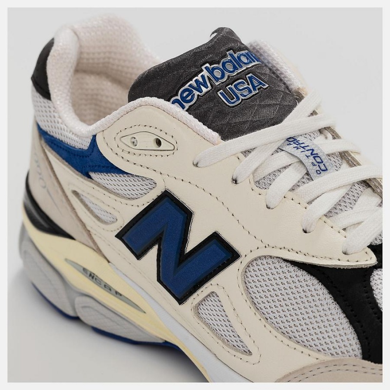 Zapatillas Lifestyle New Balance MADE in USA 990v3 Hombre Beige Negras | EC 1693YU