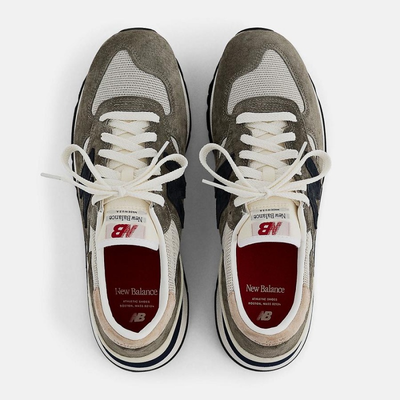 Zapatillas Lifestyle New Balance MADE in USA 990 Hombre Beige Marrones | EC 1685BC