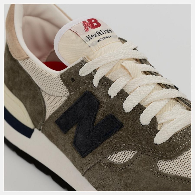 Zapatillas Lifestyle New Balance MADE in USA 990 Hombre Beige Marrones | EC 1685BC