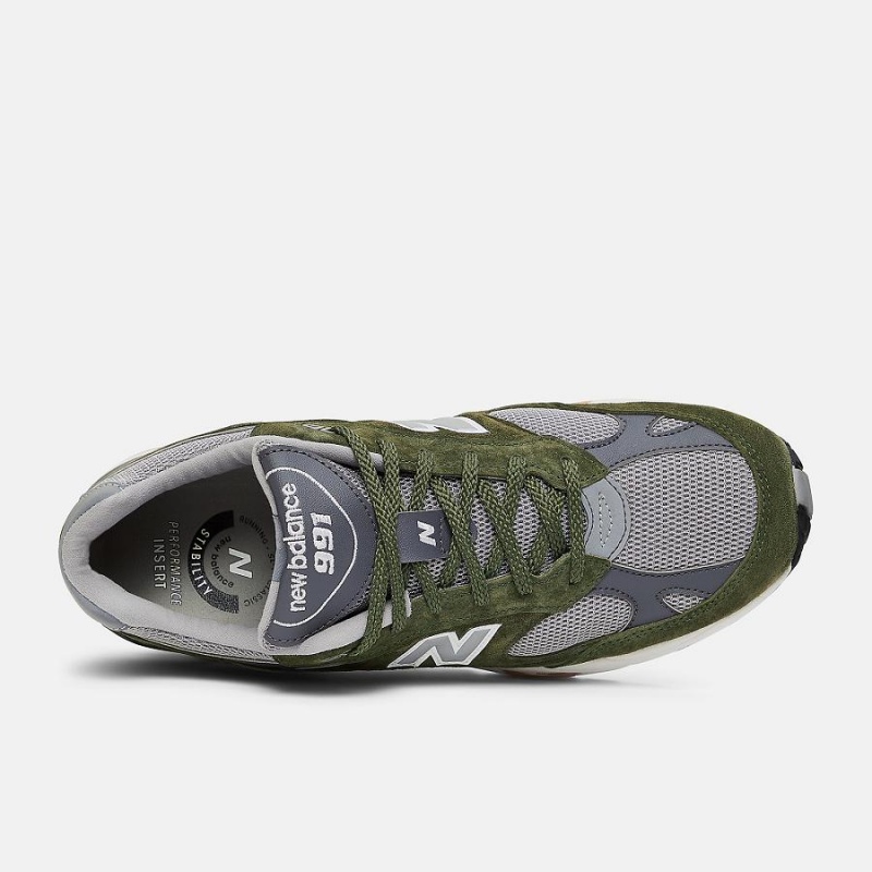 Zapatillas Lifestyle New Balance MADE in UK 991 Hombre Verde Oliva | EC 1683CE
