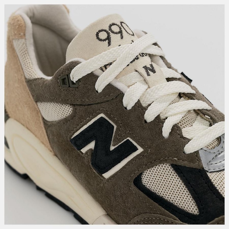 Zapatillas Lifestyle New Balance Made in USA 990v2 Hombre Marrones | EC 1691RW
