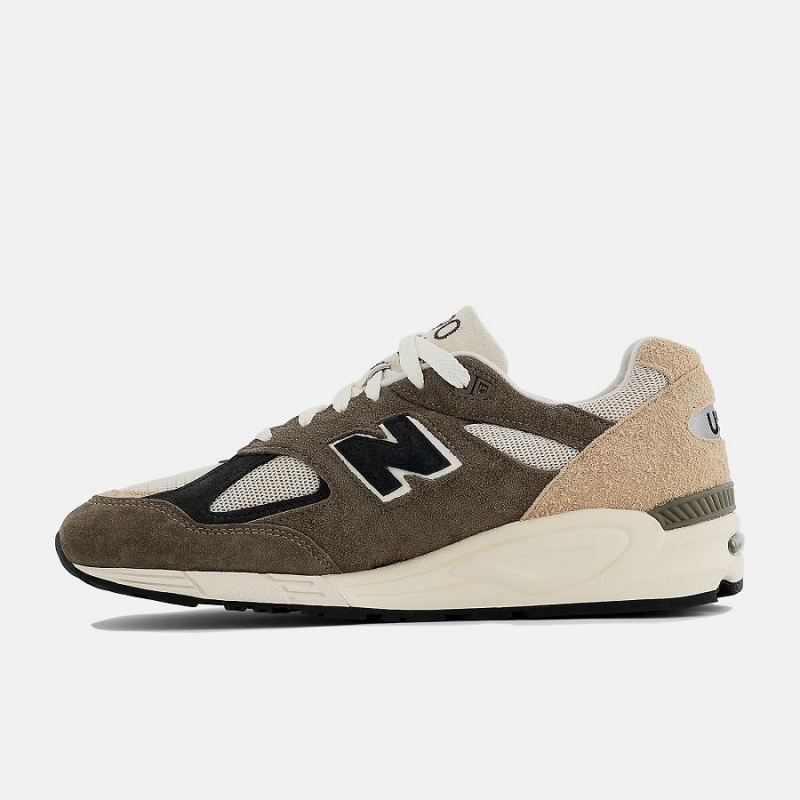 Zapatillas Lifestyle New Balance Made in USA 990v2 Hombre Marrones | EC 1691RW