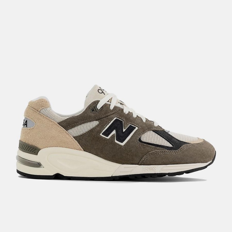 Zapatillas Lifestyle New Balance Made in USA 990v2 Hombre Marrones | EC 1691RW