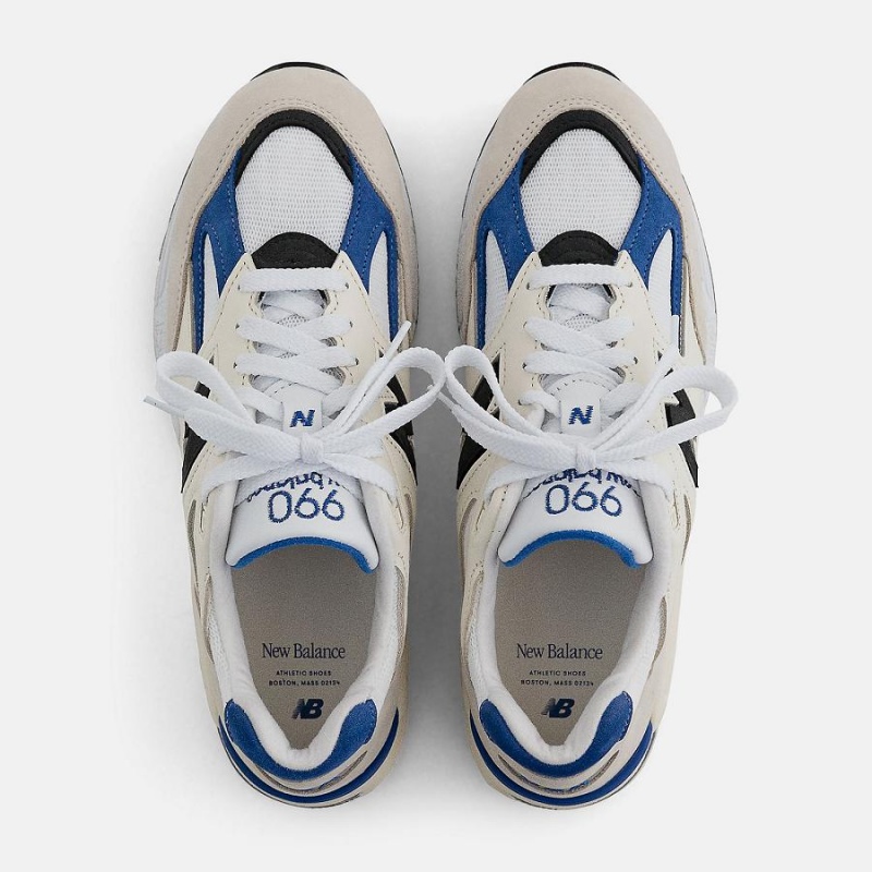 Zapatillas Lifestyle New Balance Made in USA 990v2 Hombre Beige Azules | EC 1690EX