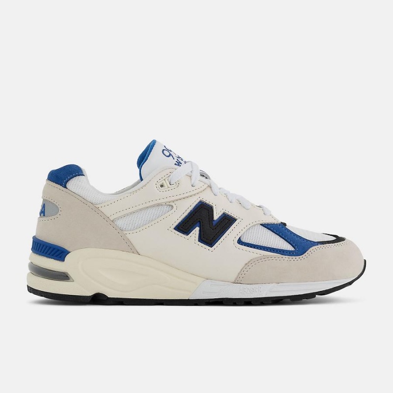 Zapatillas Lifestyle New Balance Made in USA 990v2 Hombre Beige Azules | EC 1690EX