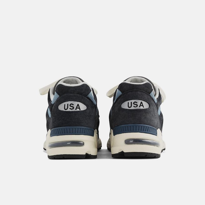 Zapatillas Lifestyle New Balance Made in USA 990v2 Hombre Negras Azules | EC 1689WY