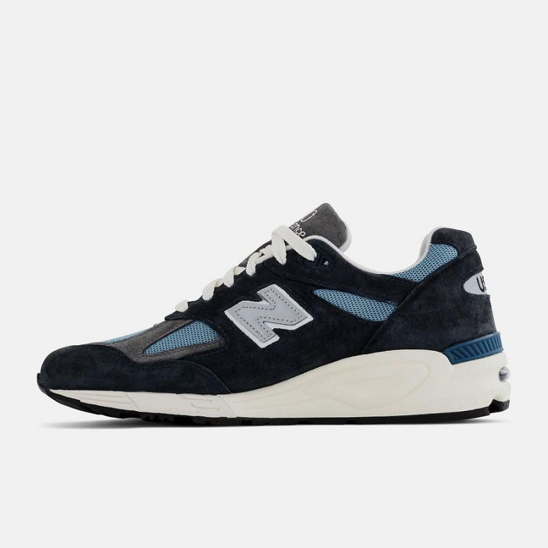 Zapatillas Lifestyle New Balance Made in USA 990v2 Hombre Negras Azules | EC 1689WY