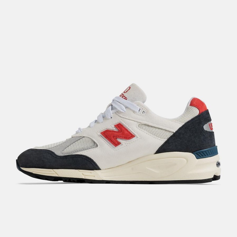 Zapatillas Lifestyle New Balance Made in USA 990v2 Hombre Beige Negras | EC 1688QZ