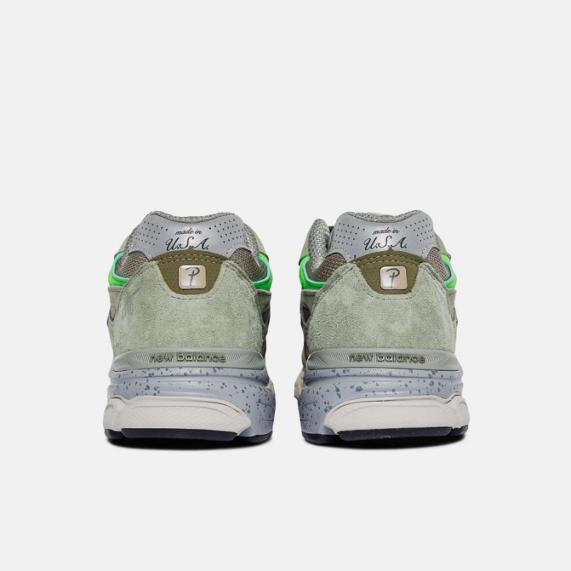 Zapatillas Lifestyle New Balance Patta x MADE in USA 990v3 Mujer Verde Oliva | EC 2321TV
