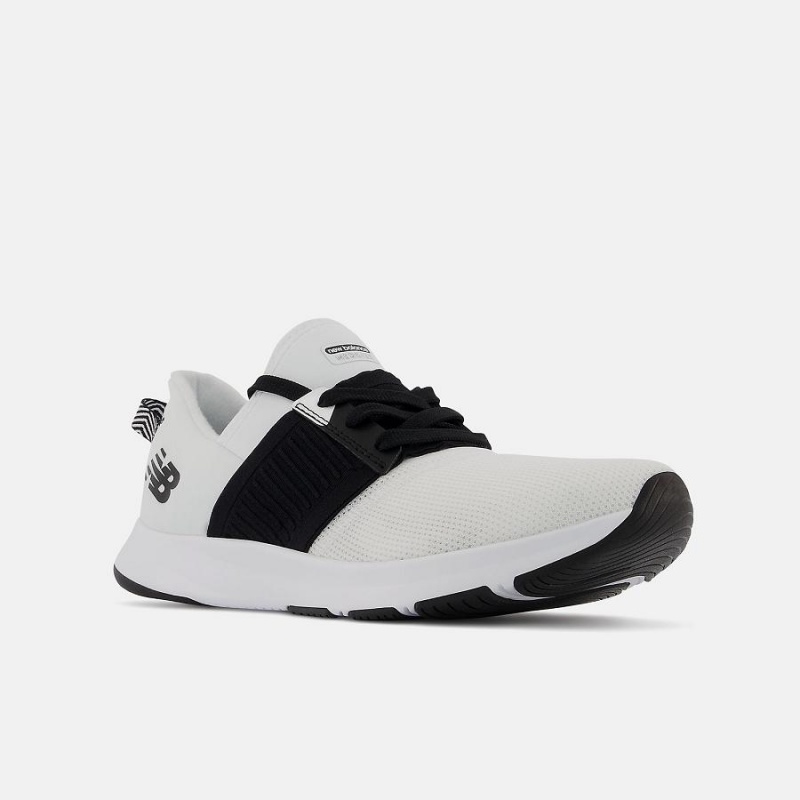 Zapatillas Para Caminar New Balance DynaSoft Nergize v3 Mujer Blancas Negras | EC 2423UT