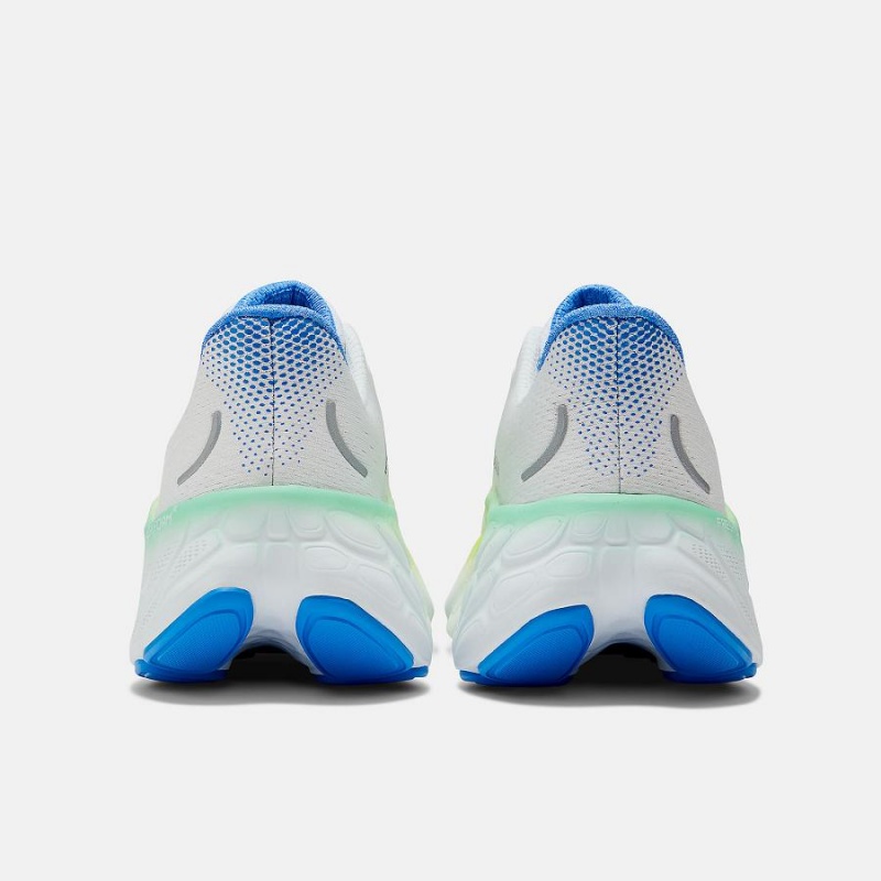 Zapatillas Para Caminar New Balance Fresh Foam X More v4 Mujer Blancas Verde | EC 2434CE
